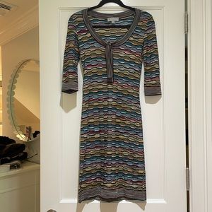 Missoni multi-colored knit dress